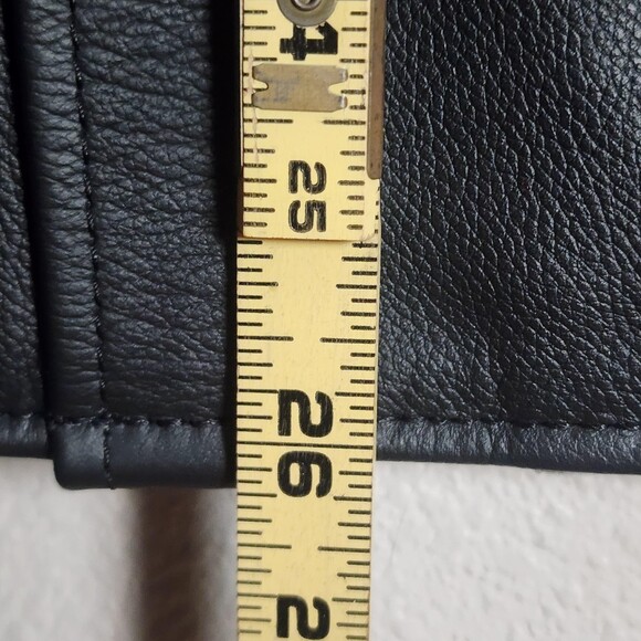 Taylor's Leatherwear Jacket Mens XL Black Leather Motorcycle Type 4473-Z - Picture 11 of 12